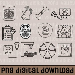 Radiology SVG PNG Rad Tech Week Shirt Design X-Ray Tech Gift Idea for Skeleton Crew Rad Tech Student Sublimation Digital Download