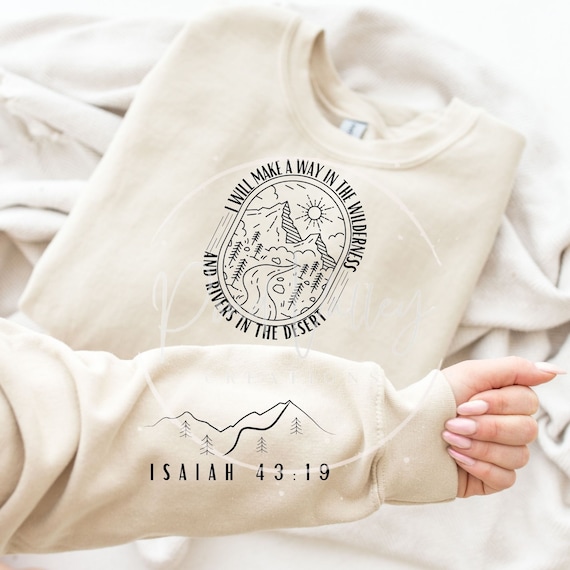 Isaiah 43:19 Christian Shirt Inspirational Faith-Based Apparel Isaiah 43:19 Christian Shirt Inspirational Faith-Based Apparel