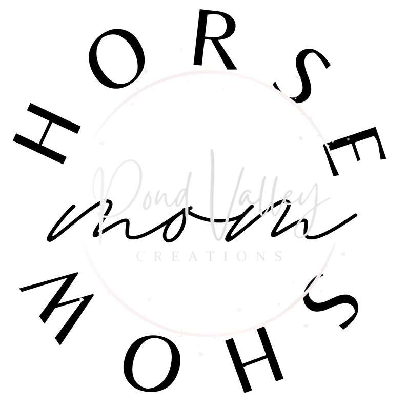 Horse Show Mom SVG Horse Show Svg Horse Showing Svg Etsy