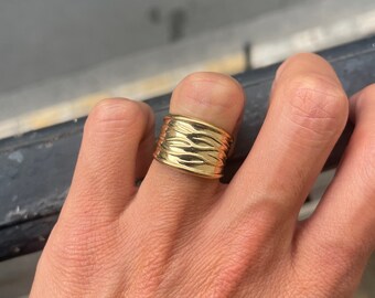 Minaya gold plated ring