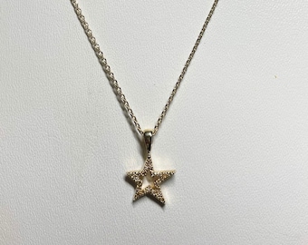 Collier Star plaqué Or