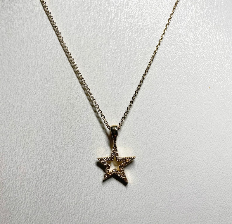 Collier Star plaqué Or image 2