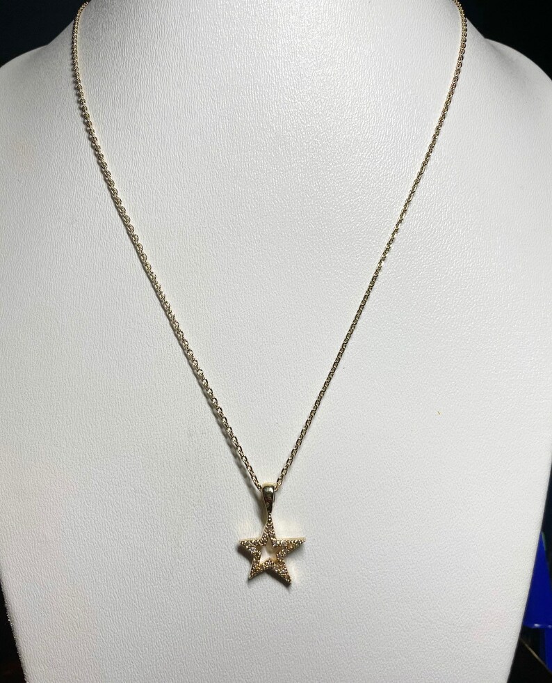 Collier Star plaqué Or image 1