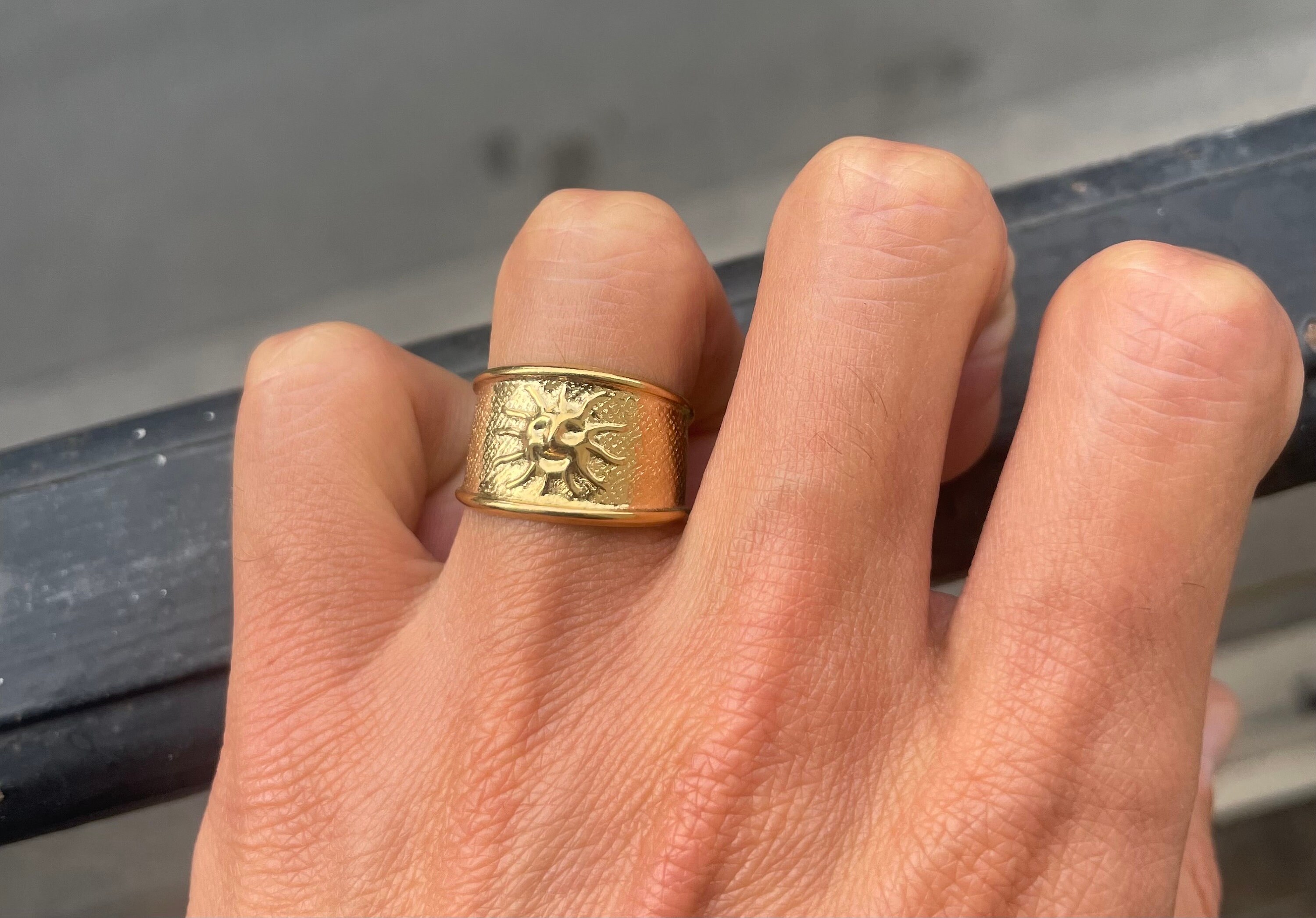 Golden 2024 sun ring
