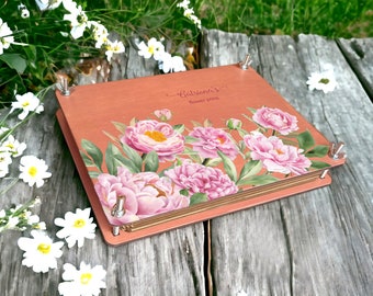 Botanical Flower Press, Personalized Flower plants press kit, Birthday gift idea, Kids Craft Flower press, Mother Day gift m47