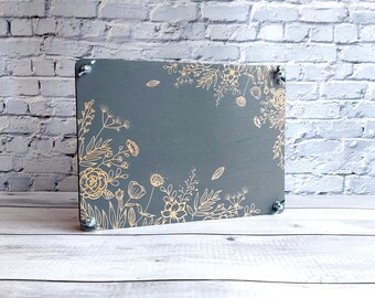 Flower plants press kit,  Flower Press mini, Personalized Nature lovers gift idea, Kids Craft Flower press, Herb press Scrapbook Album M27