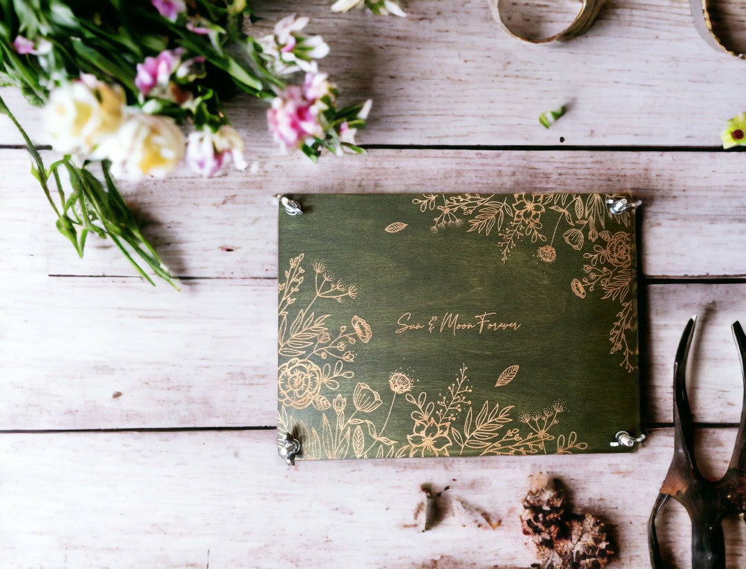 Flower Press Personalized, Large Flower Press, Botanical Press Kit