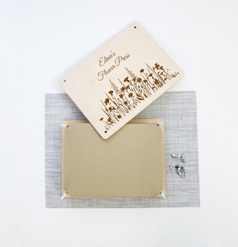 Botanical Press Kit Meadow Grass Flower Press Personalized Etsy