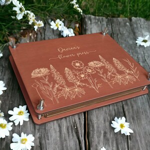 Kit de prensado de flores botánicas, kit de prensado de flores, prensado de flores grande, lupino, cosmos y zinnia, manualidad para niños, prensado de hierbas, regalo de cumpleaños m59