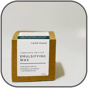 Natural Emulsifying Wax 100g - 100% plant-based emulsifying wax perfect for DIY Skincare, DIY skincare ingredients.