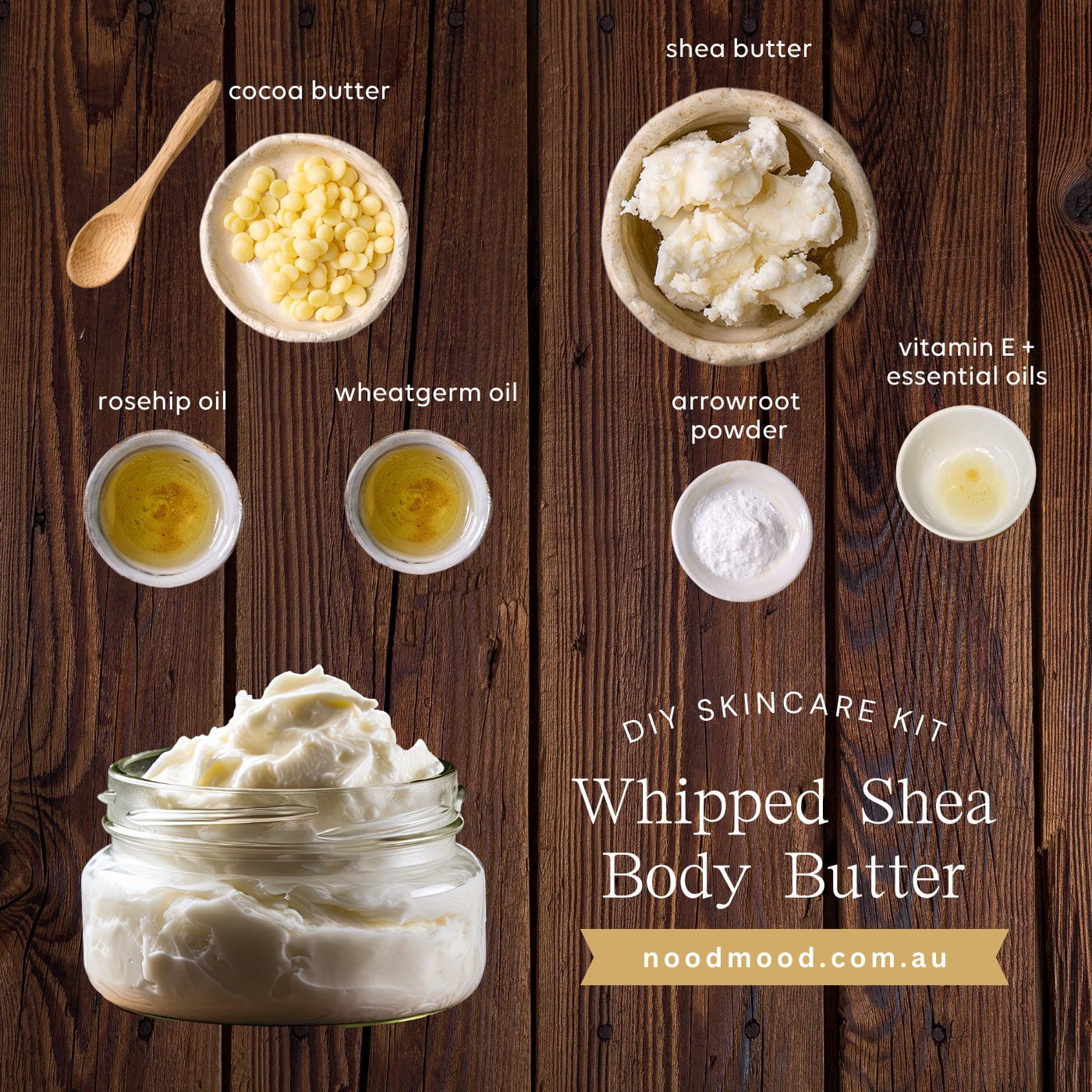 Whipped Shea Body Butter DIY Kit