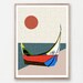 Fishing Boat Digital Download, Portugal Poster, Moliceiro, Sea Printable Art, Boat Illustration, Instant Design Poster, Portugal Souvenir