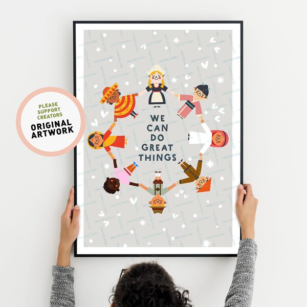 Equality Kids Print - Etsy