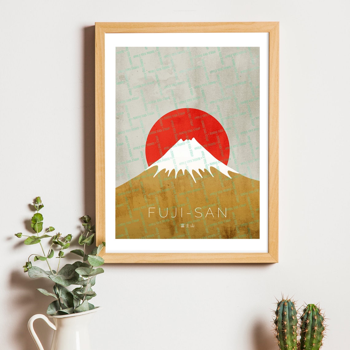 Mount Fuji Print Fuji-san Japan Printable Japanese | Etsy