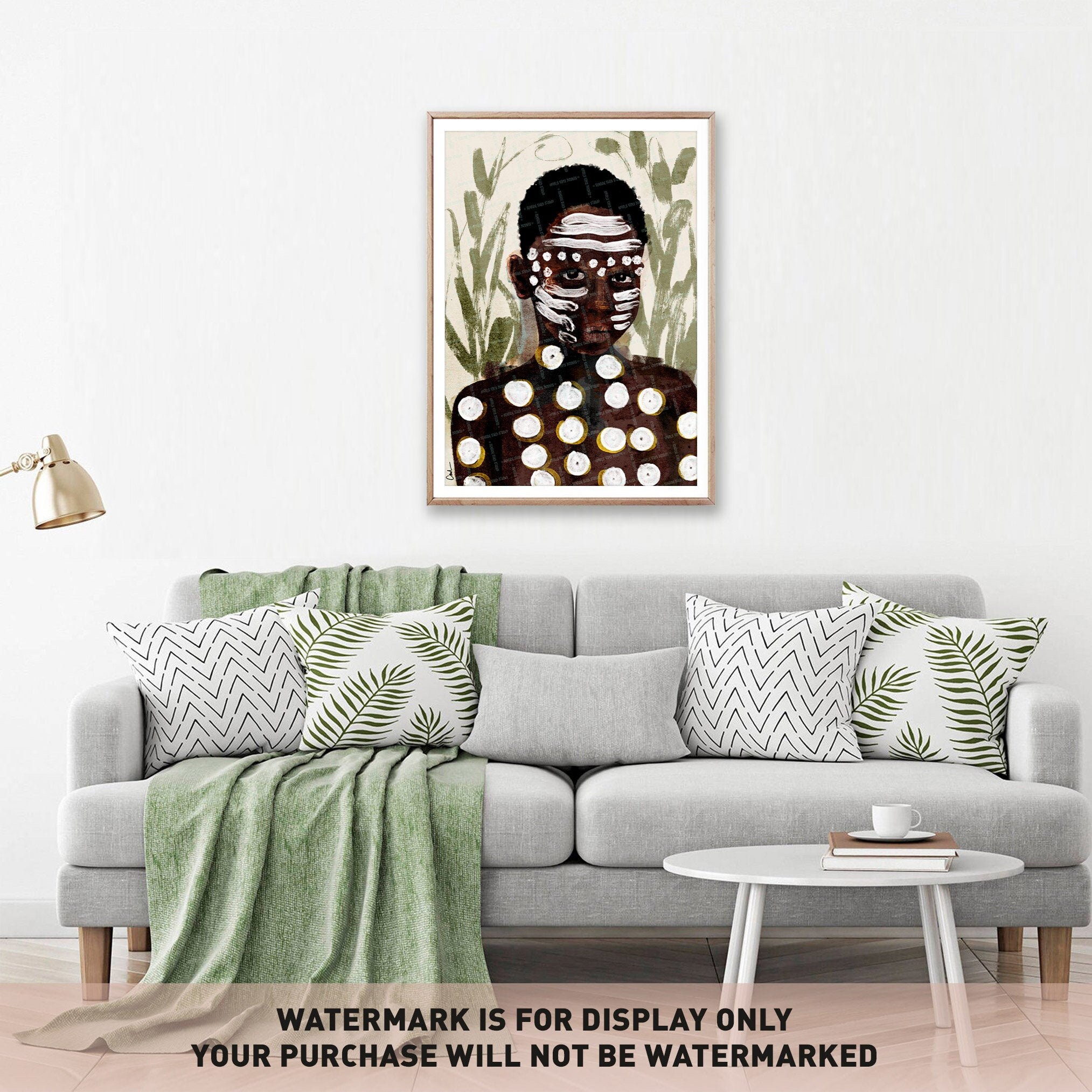 African Boy Indigenous Child Poster Afrocentric Decor - Etsy