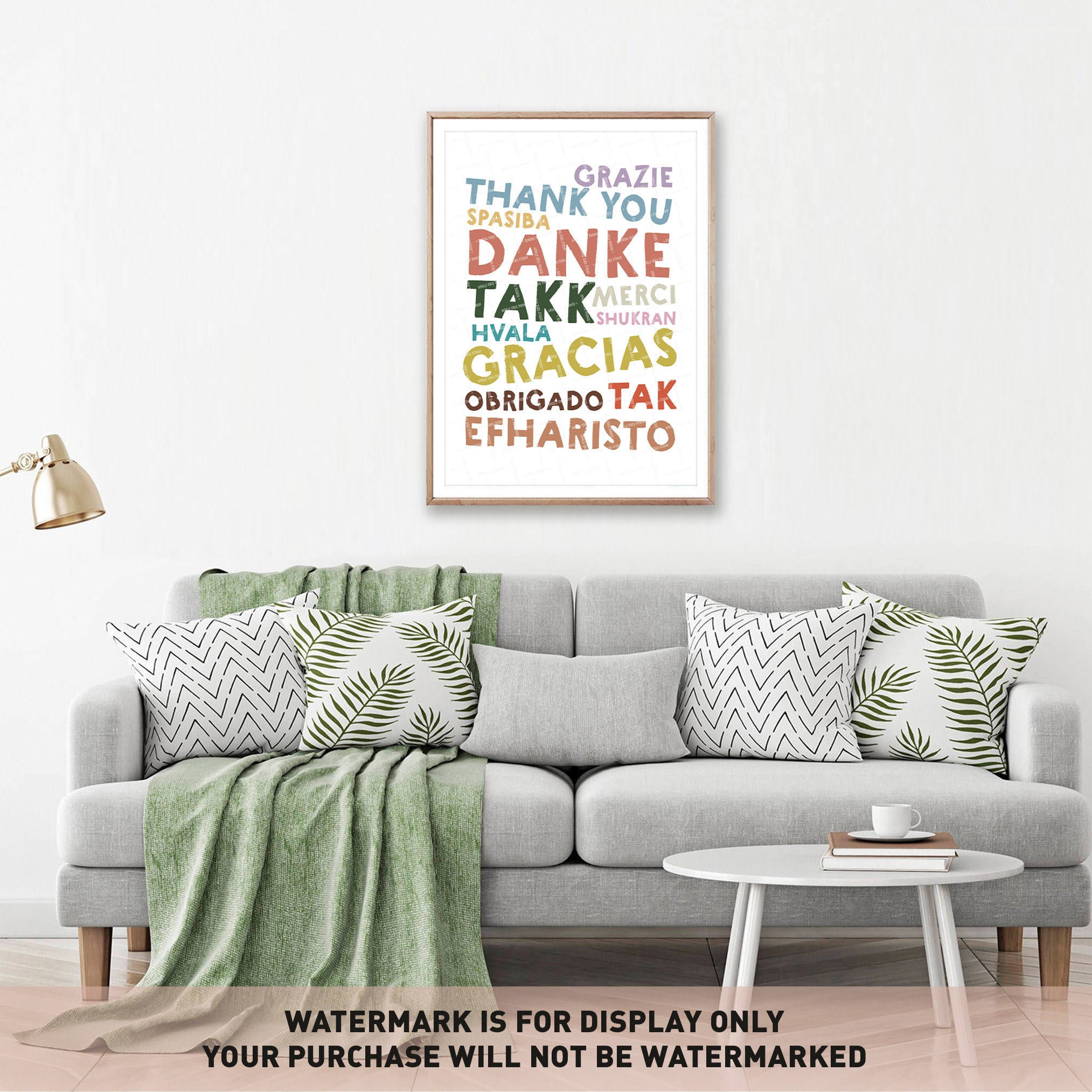 Thank You In Different Languages Poster