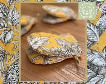 Oven Glove (1), Oven Mitt, Yellow, Organic Cotton, ECO materials, Printed | Usumbara