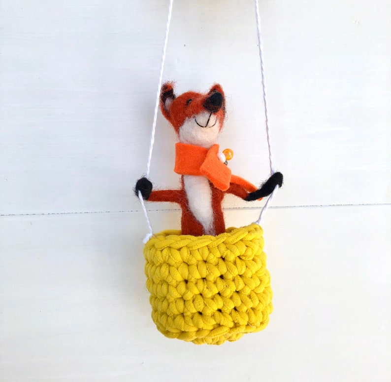 Fox Mobile Woodland Mobile Baby Mobile Woodland Fox Travel Crib Mobile