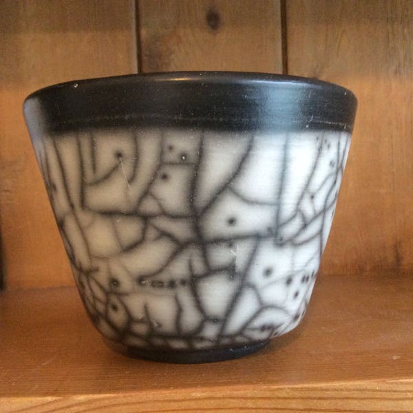 Two Step Raku pot