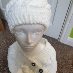 Hand made knitted ear warmer and cowl ideal gift image 1