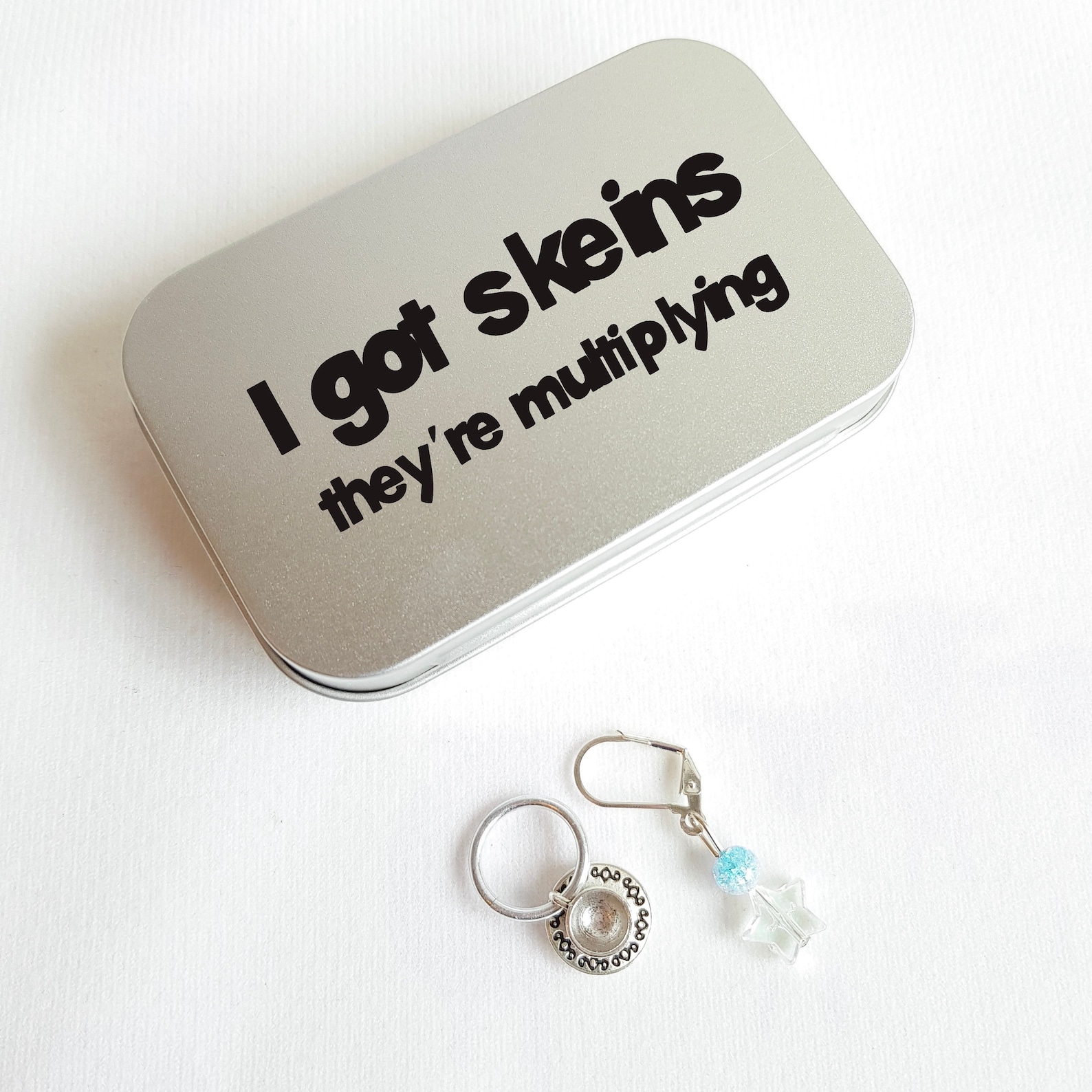 Knitting notions tin Gifts for Knitters Knitting Etsy