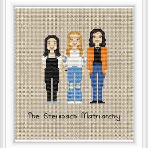 Custom Family Portrait - Personalized Portrait - Cross Stitch - Family Valentines Day Gift - Anniversary - Gift for Her - Him - Gift Idea