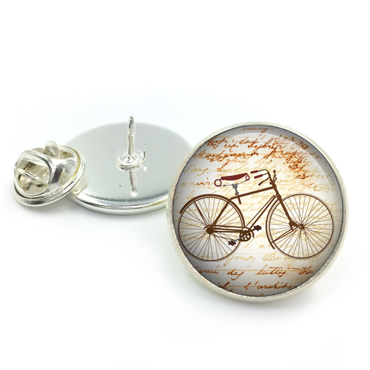 Vintage Bicycle Lapel Pin Badge Bicycle Lapel Bikes Bike Etsy