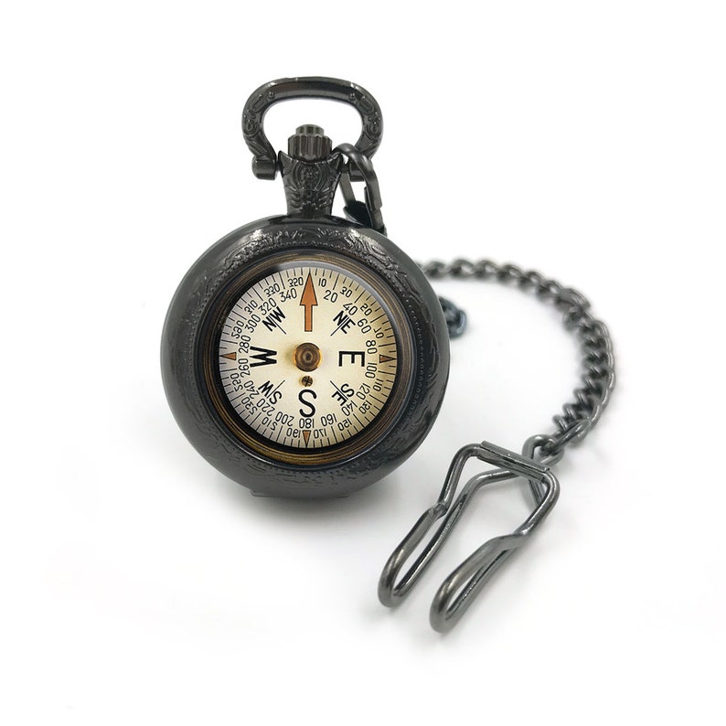 Vintage Compass Pocketwatch Pocket Watch Pocketwatches Gift Etsy
