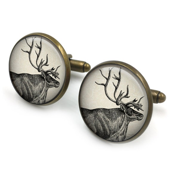 Stag Deer Antler Cufflinks