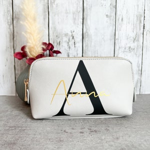 Personalized cosmetic bag with name | personalized toiletry bag | Makeup bag | gift | Birthday gift mom