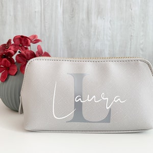 Personalisierte Kosmetiktasche mit Namen personalisierte Kulturtasche Schminktasche Geschenk Geburtstagsgeschenk Mama Bild 6