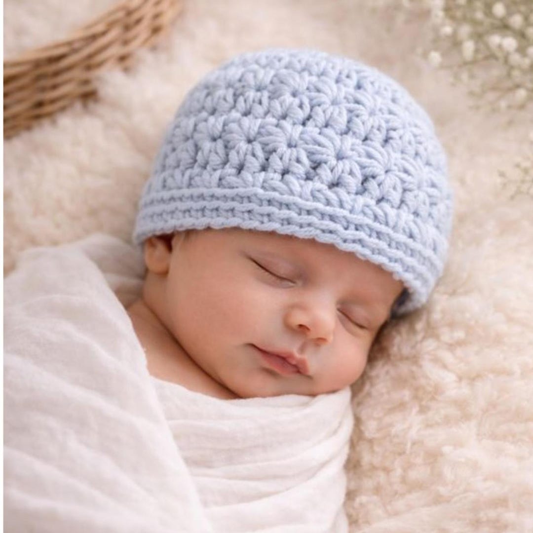 Baby Newborn Hat Crochet Pattern | Crochet Baby Hat Pattern | PDF ...