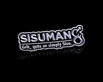 SISUMAN Embroidered Patch - Patches for jackets, patch for backpack.