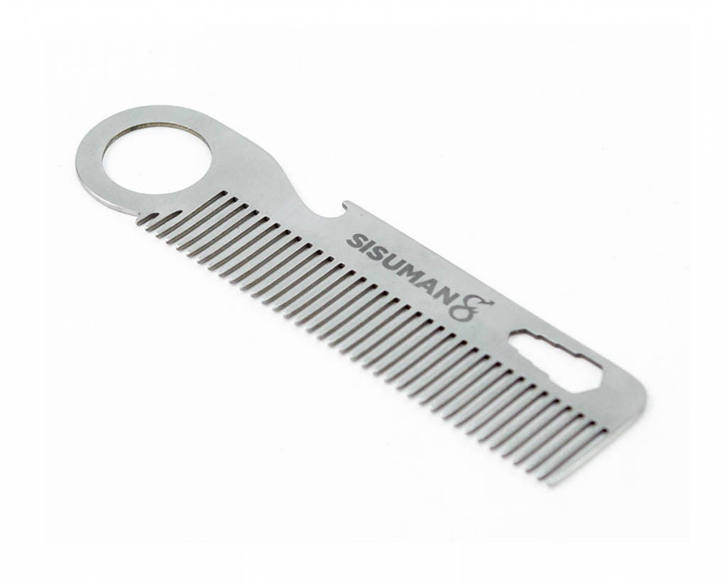 Steel Comb for beard and hair. Beard comb metal gift for men Etsy