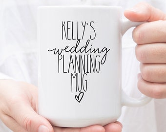 Wedding Coordinator Gift, Custom Wedding Planning Mug