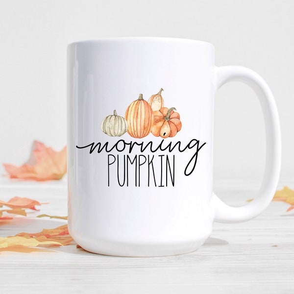 Morning Pumpkin Mug Etsy