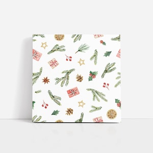 Christmas Tableware Ceramic Coasters, Christmas Holiday Coasters, Christmas Tableware