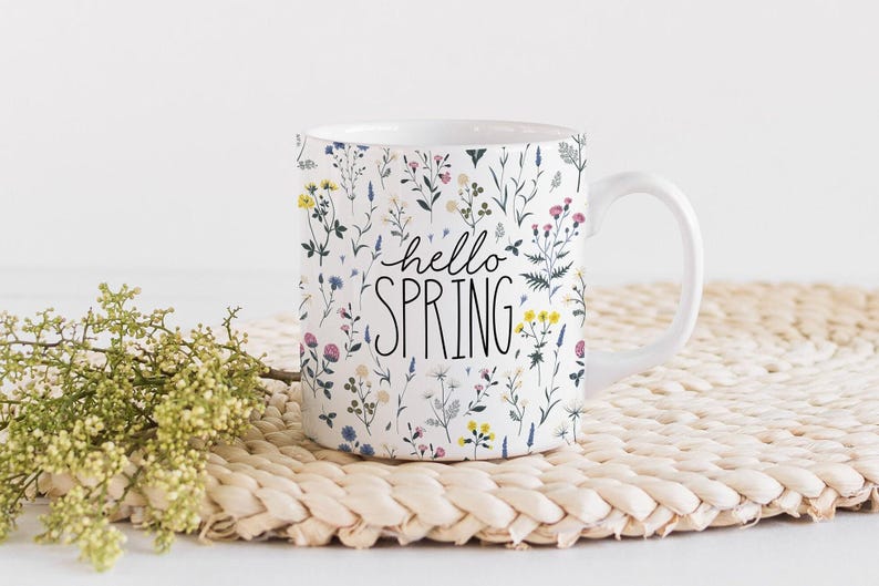 Hallo lentemok, lentedecor, bloemendecor, lentemok, lentebloemen, bloemenonderzetter afbeelding 4