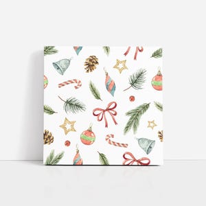 Christmas Coasters, Christmas Home Decor, Ceramic Christmas Decor