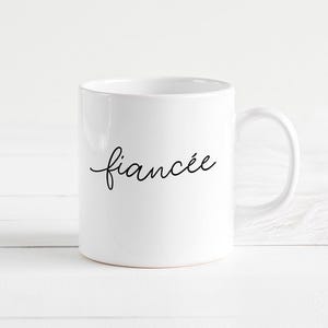 Tazza per fidanzata, regalo per fidanzata, regalo per fidanzata, regalo di fidanzamento immagine 2