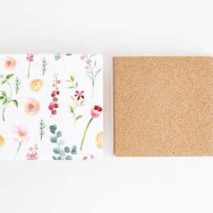 Hallo Sommer Becher, Sommer Dekor, Blumen Decor, Sommer Becher, Sommerblumen, Blumenuntersetzer Bild 3