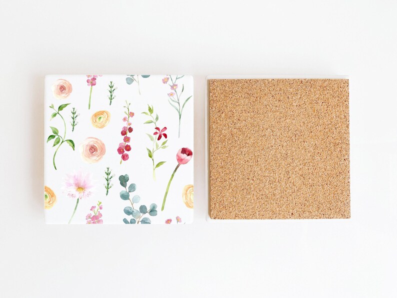 Hallo Sommer Becher, Sommer Dekor, Blumen Decor, Sommer Becher, Sommerblumen, Blumenuntersetzer Bild 3