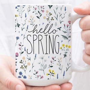 Hallo lentemok, lentedecor, bloemendecor, lentemok, lentebloemen, bloemenonderzetter afbeelding 1