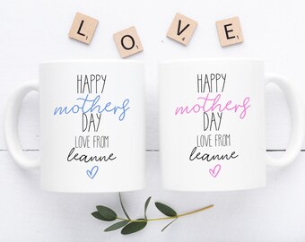 Mothers Day Mug, Personalised Mothers Day Gift From Daughter, First Mothers Day Gift, Mothers Day Gift From Son