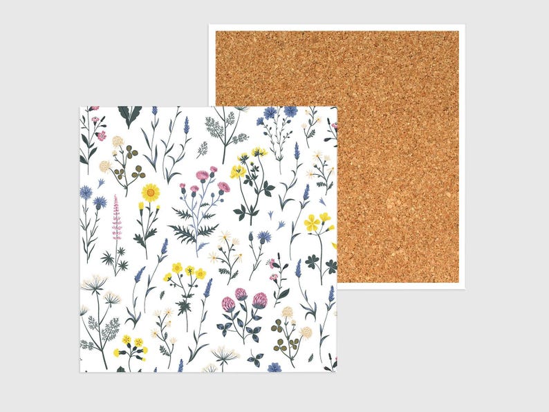 Hallo lentemok, lentedecor, bloemendecor, lentemok, lentebloemen, bloemenonderzetter afbeelding 2