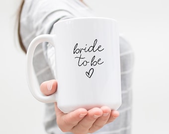 Caneca de noiva para ela, presente de chá de panela