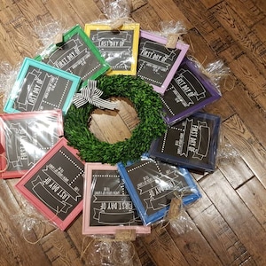 First/Last day of school framed reusable chalkboard sign (double sided) -Back to school signs-Kindergarten Signs-Photo Prop-Reversible