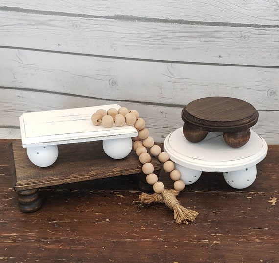 Wood Riser Farmhouse Decor Rustic Tray Rae Dunn - Etsy Canada