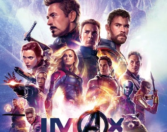 Avengers Endgame Movie Poster 0418 Sizes A4,A3,A2,A1