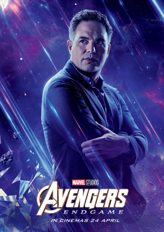 Avengers Endgame 2019 Character Poster Hulk International Poster Marvel Comic Movie Quality Print Avengers 4